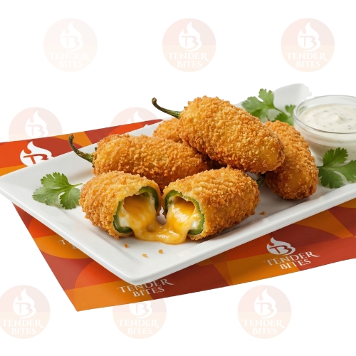 Jalepeno cheese poppers (6 pcs